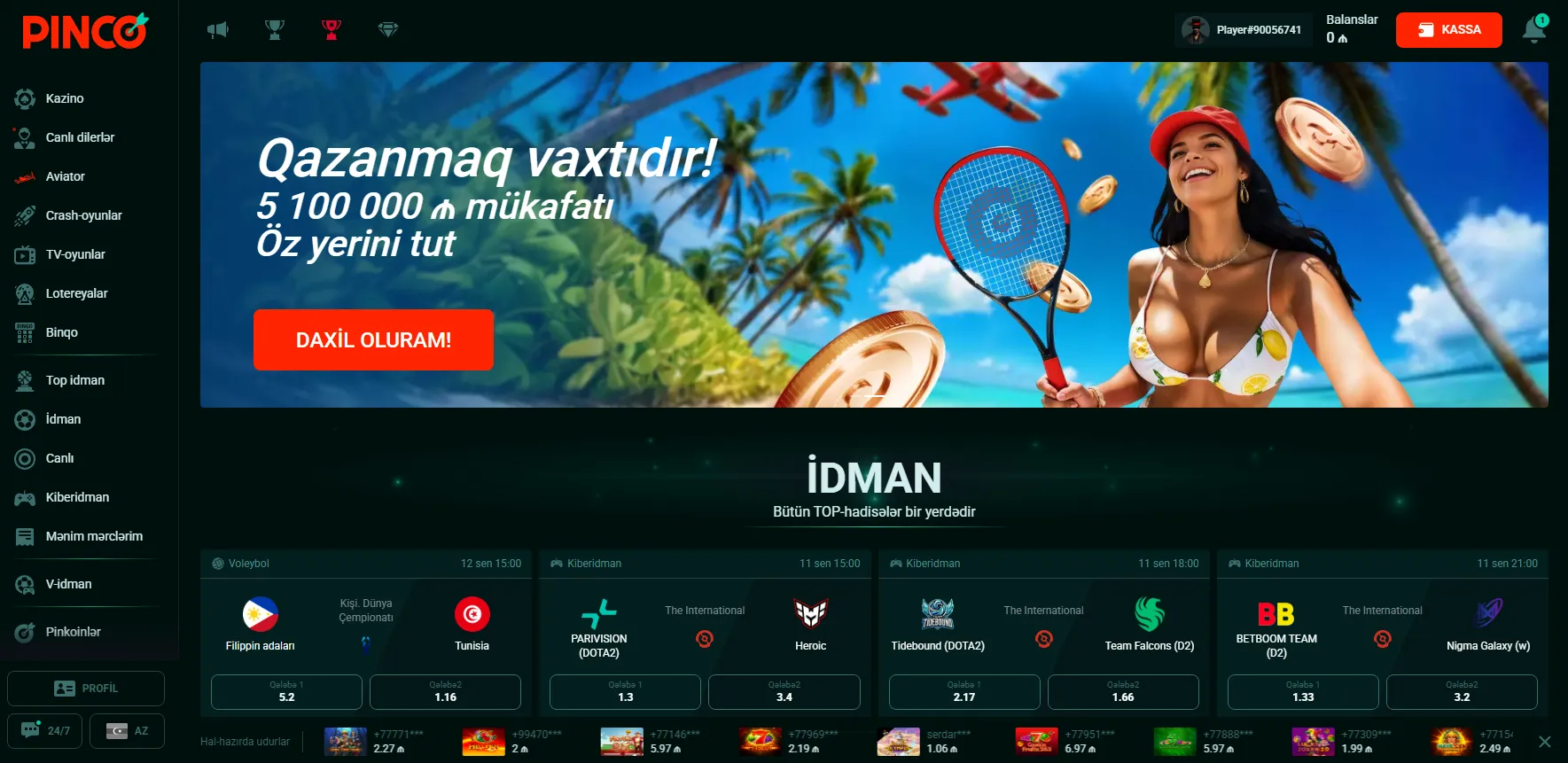 Pinco Casino Promo Code 